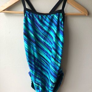 Dolfin one piece swimsuit.